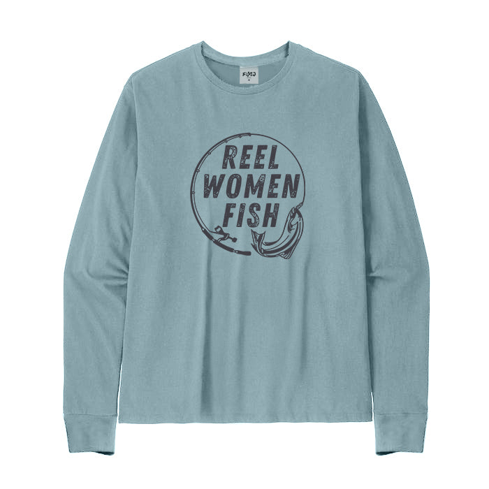 Reel Women Fish Long Sleeve T-Shirt