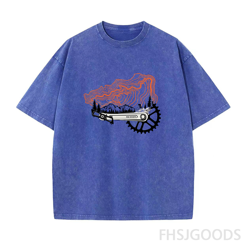 Chasing The Track BIKE Unisex Distressed T-Shirt