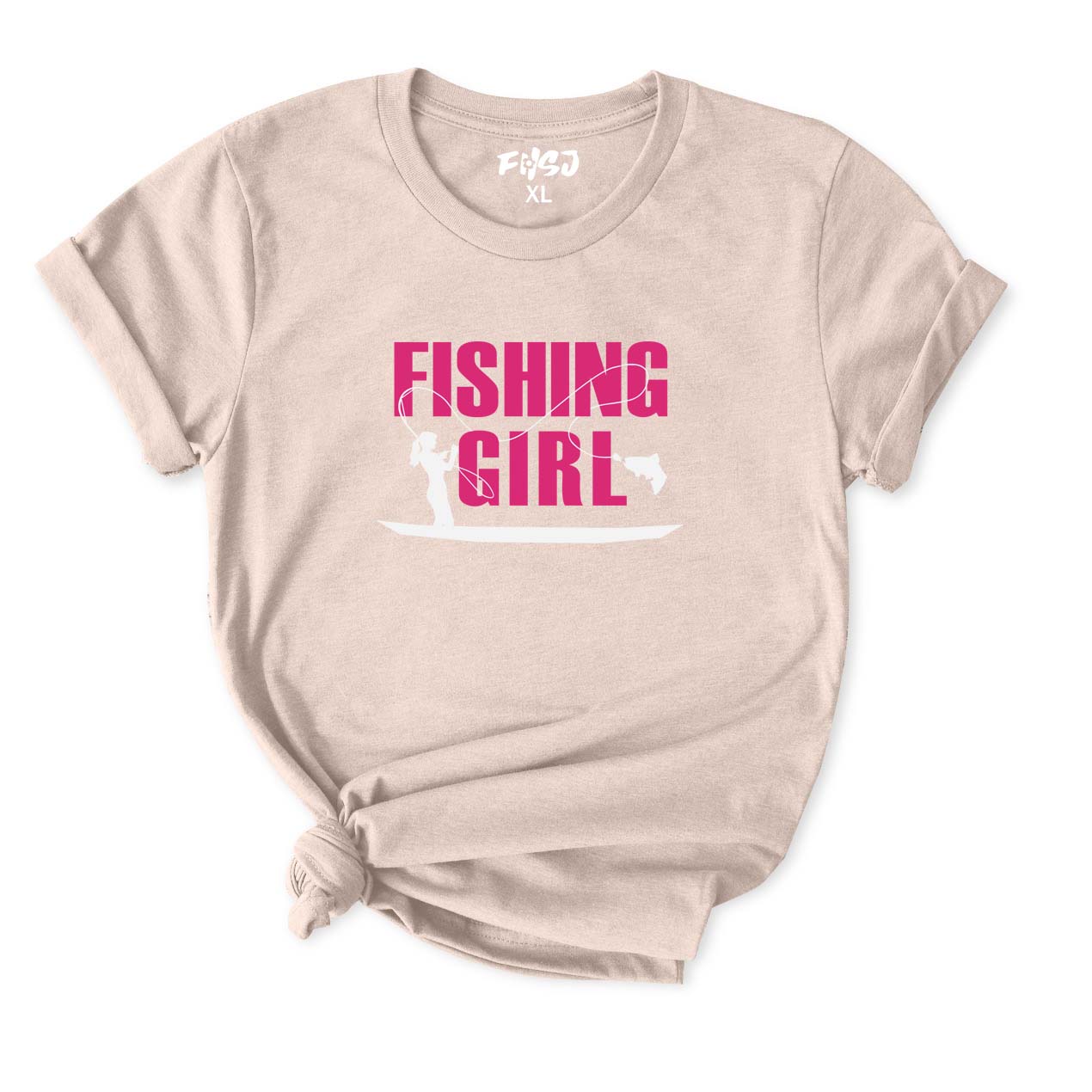 Fishing Girl T-Shirt for Women