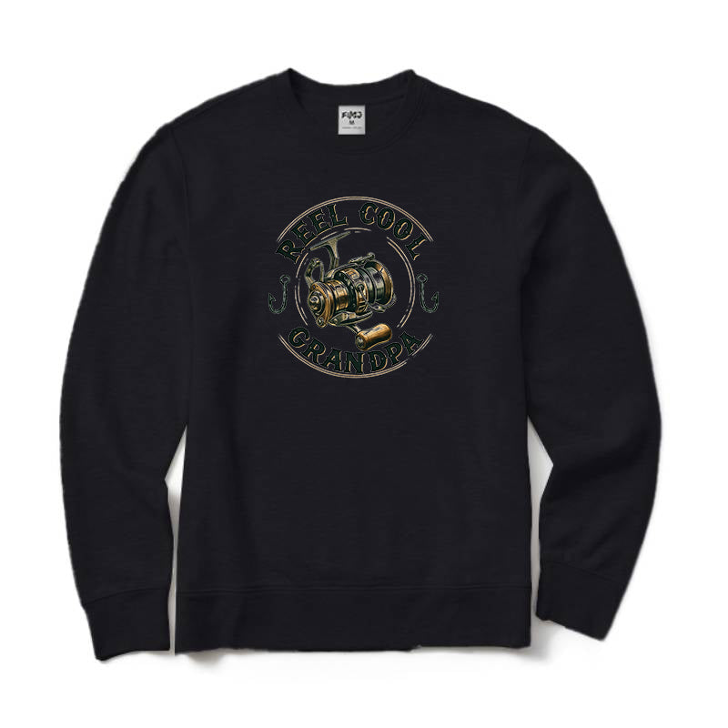 Reel Cool Grandpa Crewneck Sweatshirt