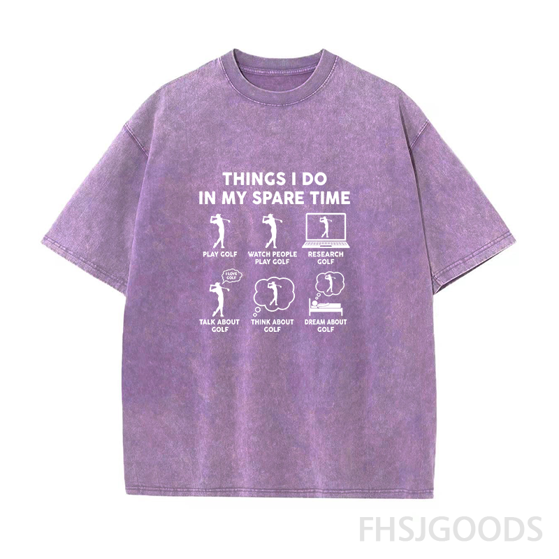 Funny Golf Lover Unisex Distressed T-Shirt