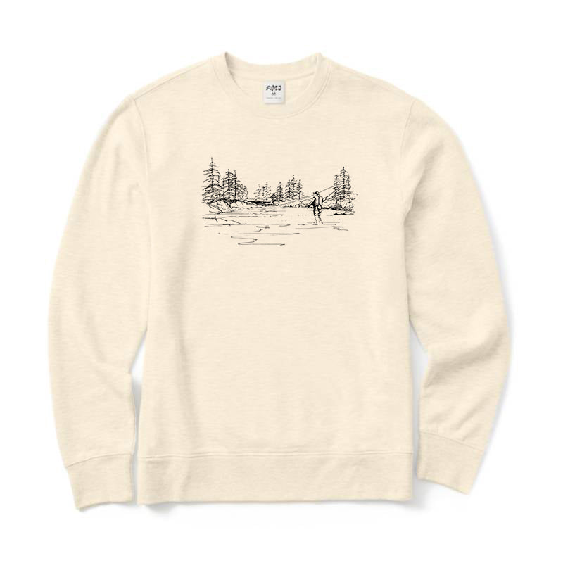 Fly Fishing Crewneck Sweatshirt