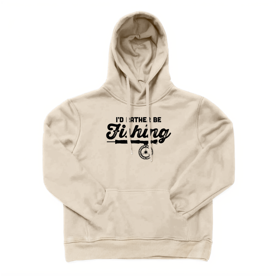 I'd Rather Be Fishing Fly Fishing Hoodie