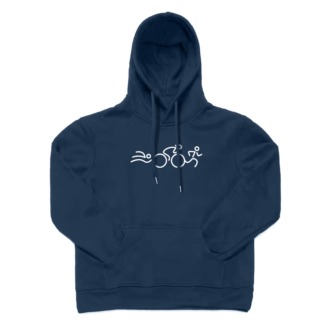Swim Bike Run Sport Logo Hoodie