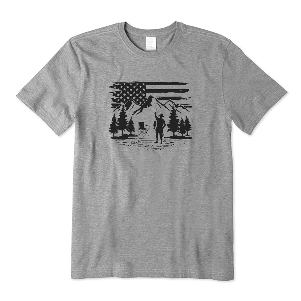 Wild Fishing Scene T-Shirt