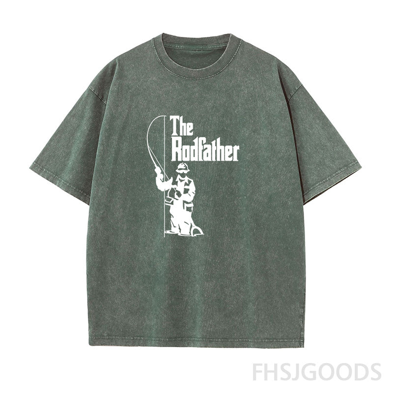 The Rodfather Unisex Distressed T-Shirt