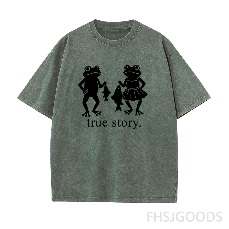 Frogs with Fish Unisex T-Shirt
