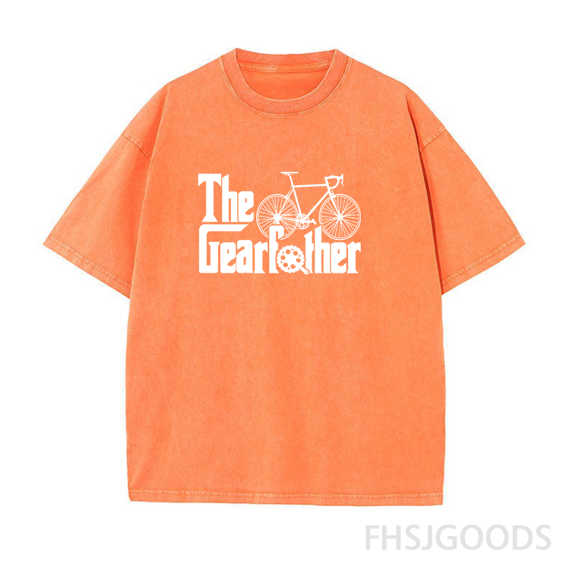 The Gearfather Cycling Unisex Distressed T-Shirt