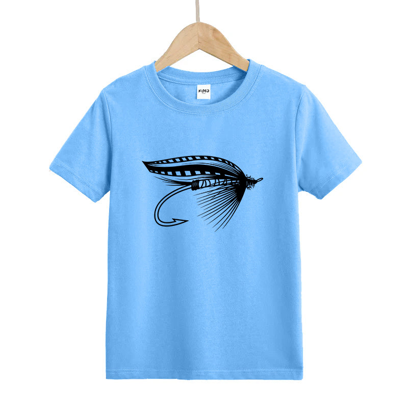 Fly Fishing Dry Fly Kids T-Shirt