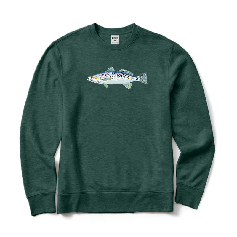 Speckled Trout Fishing Sweatshirt