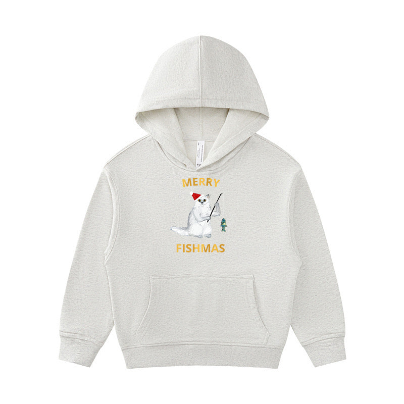 Merry Fishmas Kid's Hoodie