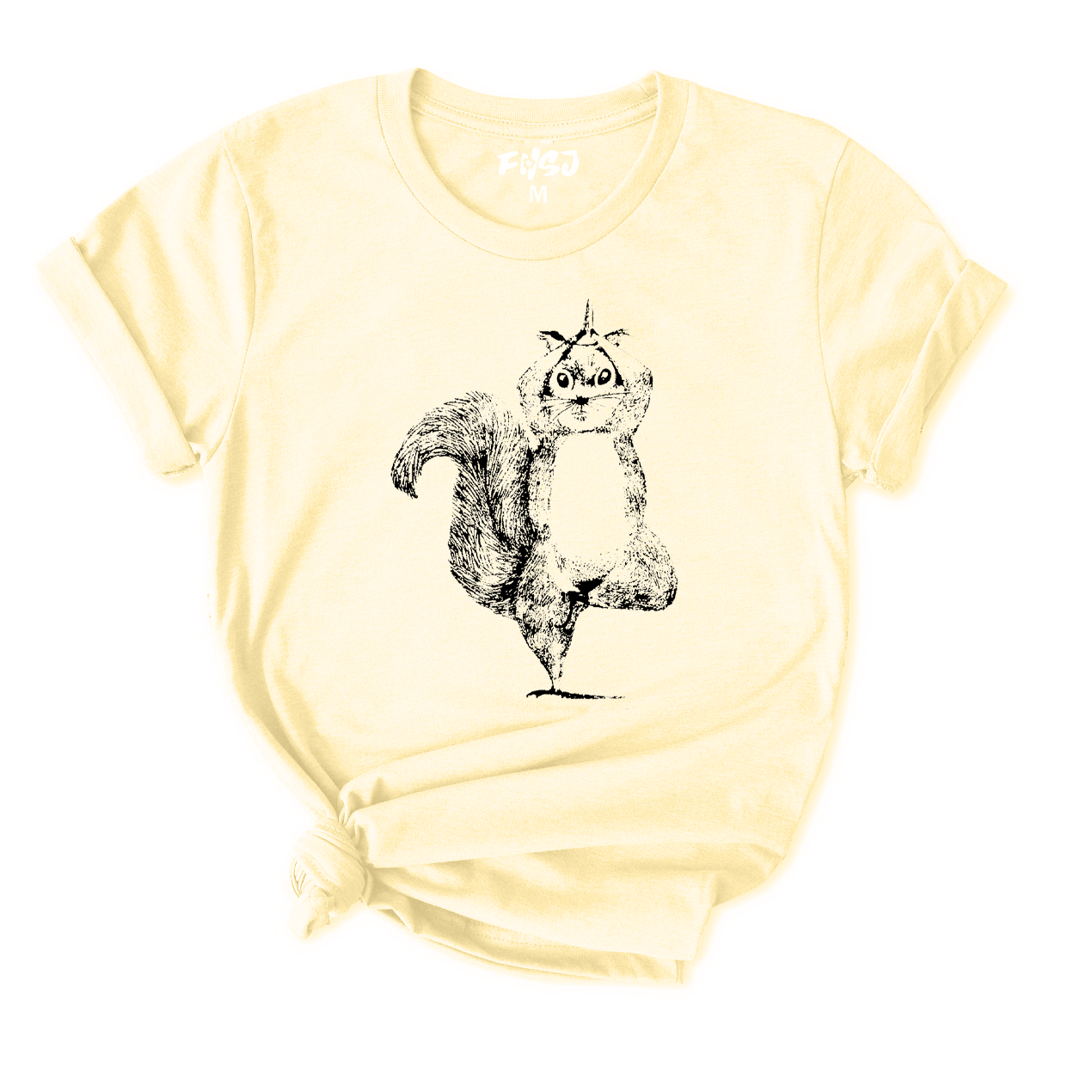 Squirrel Yoga T-Shirt for Women