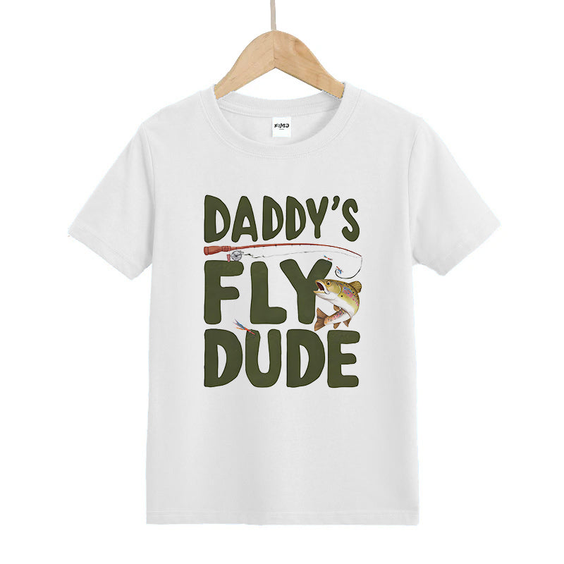 Daddy's Fly Dude Kids T-Shirt
