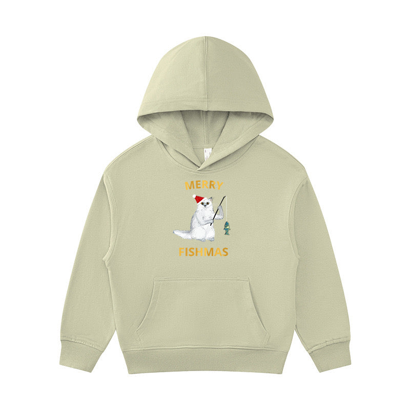 Merry Fishmas Kid's Hoodie