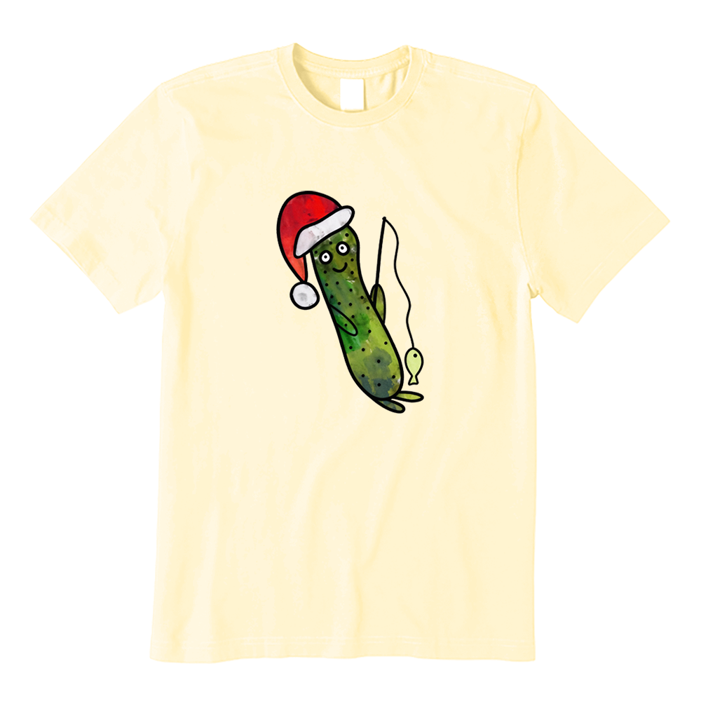 Christmas Pickle Fishing T-Shirt