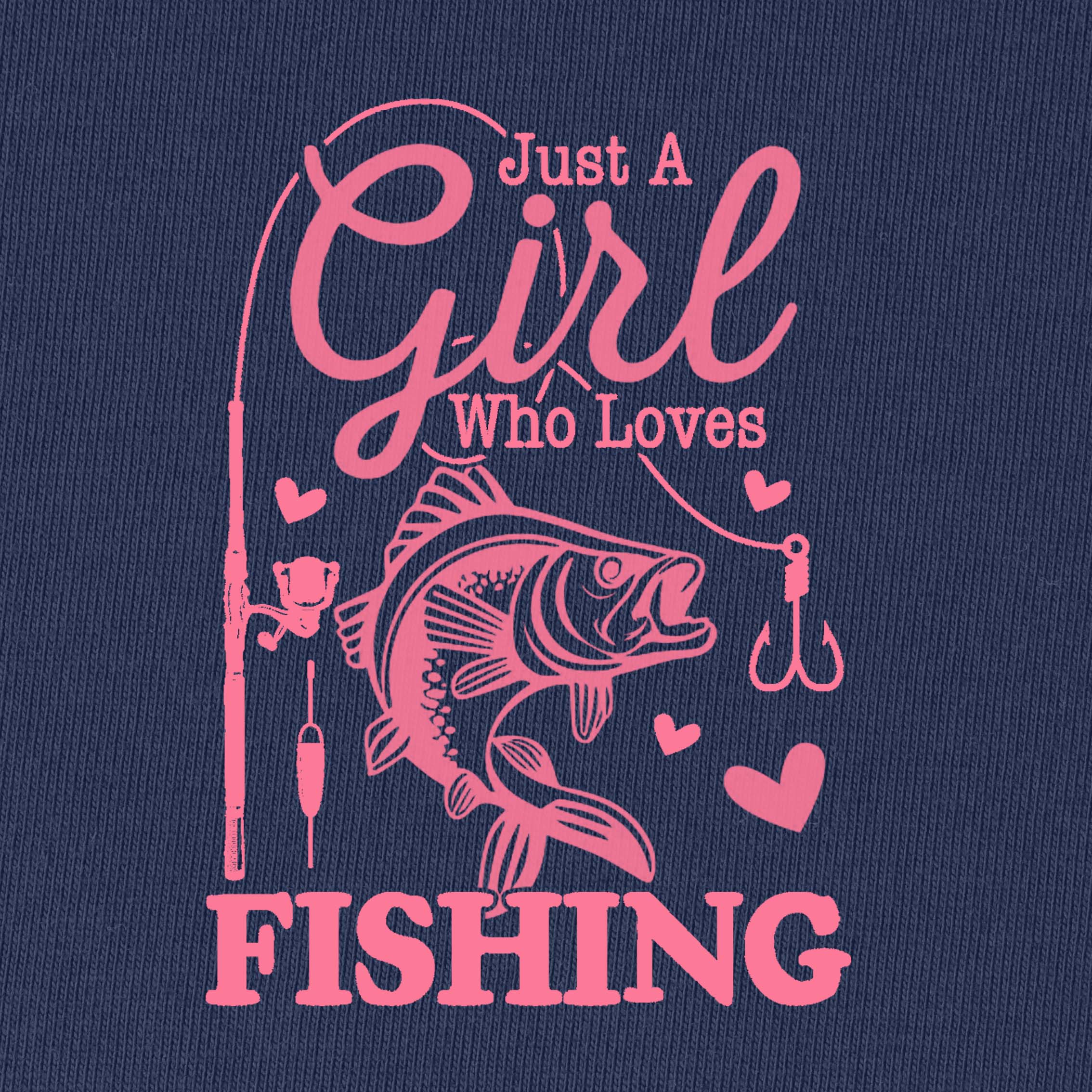Just A Girl Who Loves Fishing T-Shirt for Women
