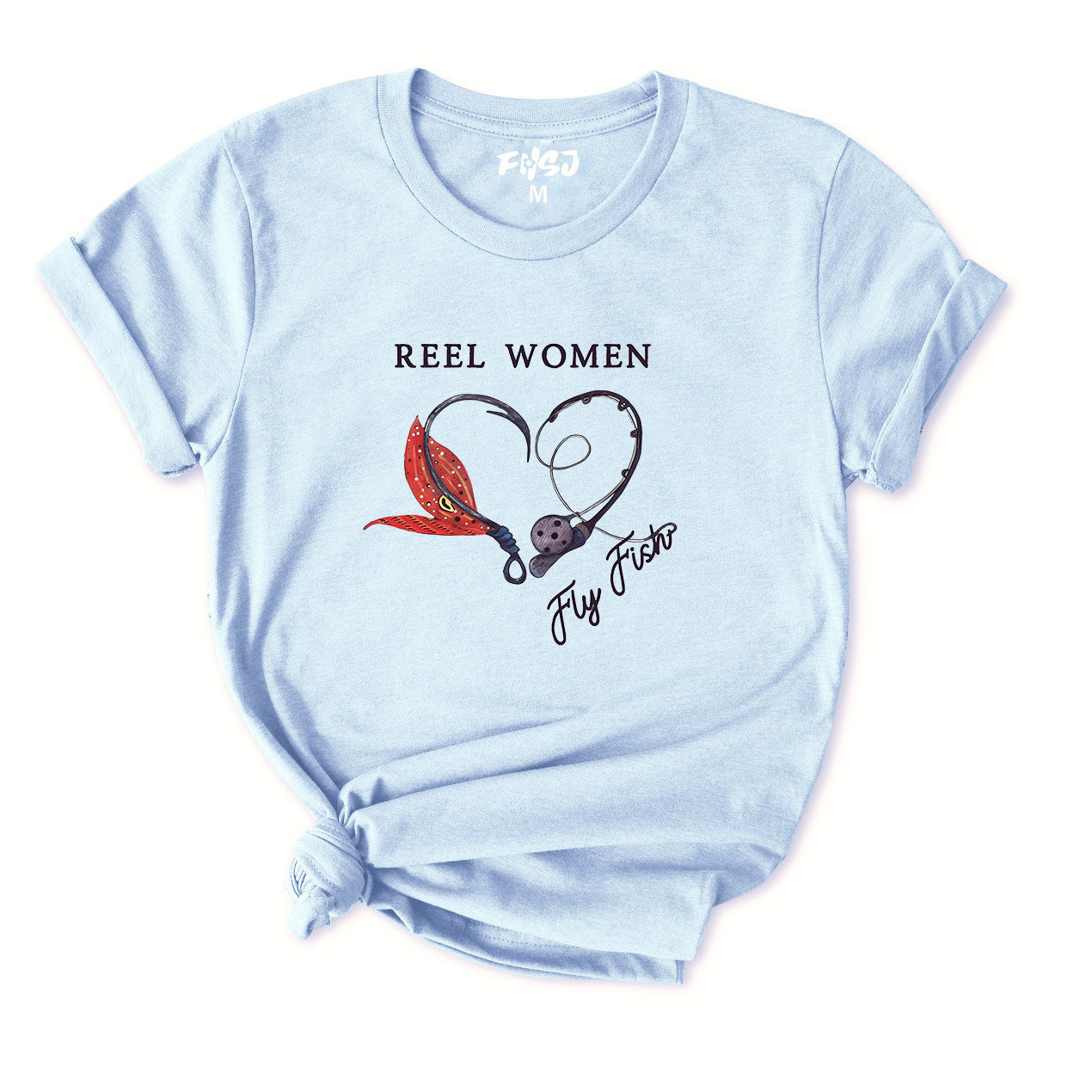 Reel Women Fly Fish T-Shirt for Women