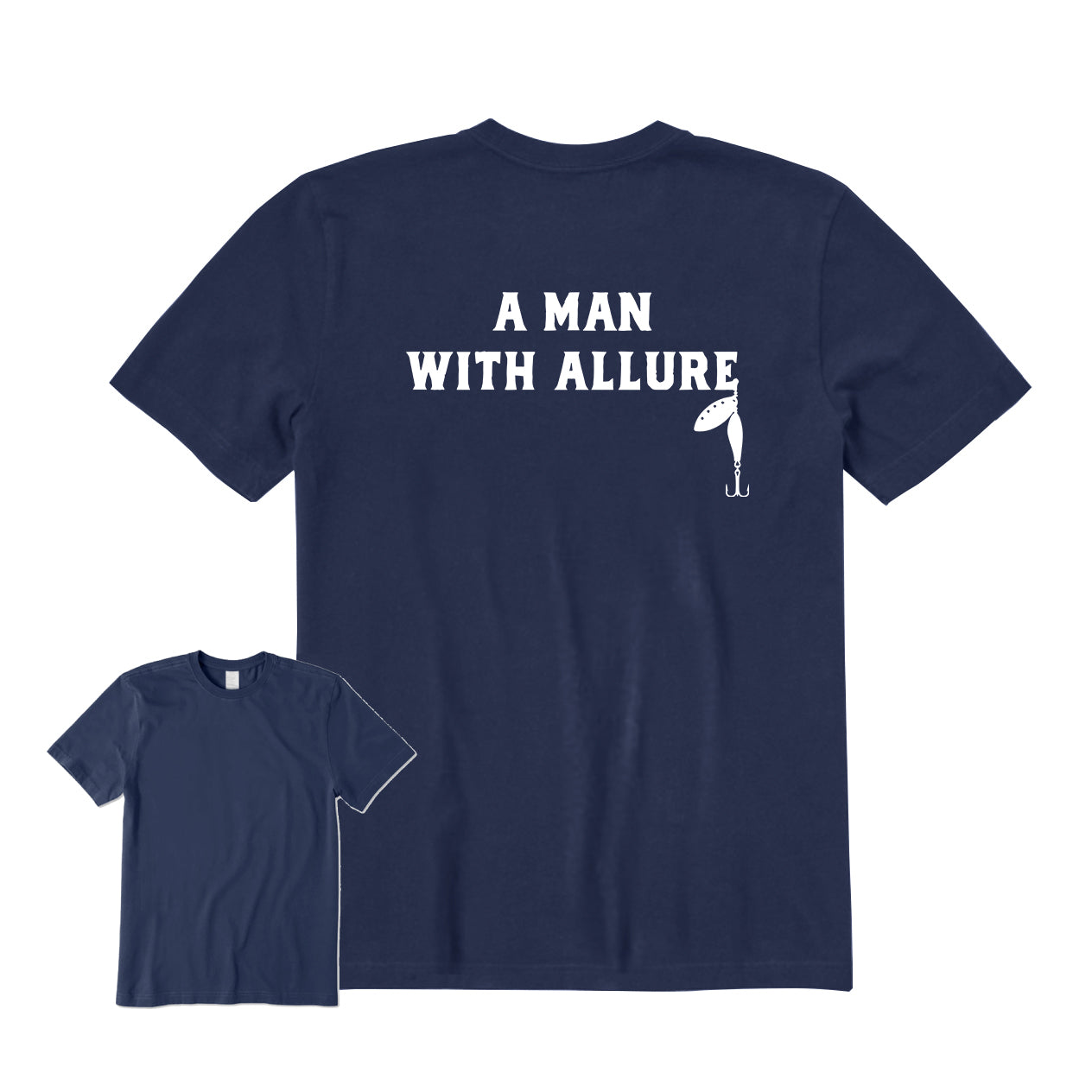 A Man with Allure Back Graphic T-Shirt