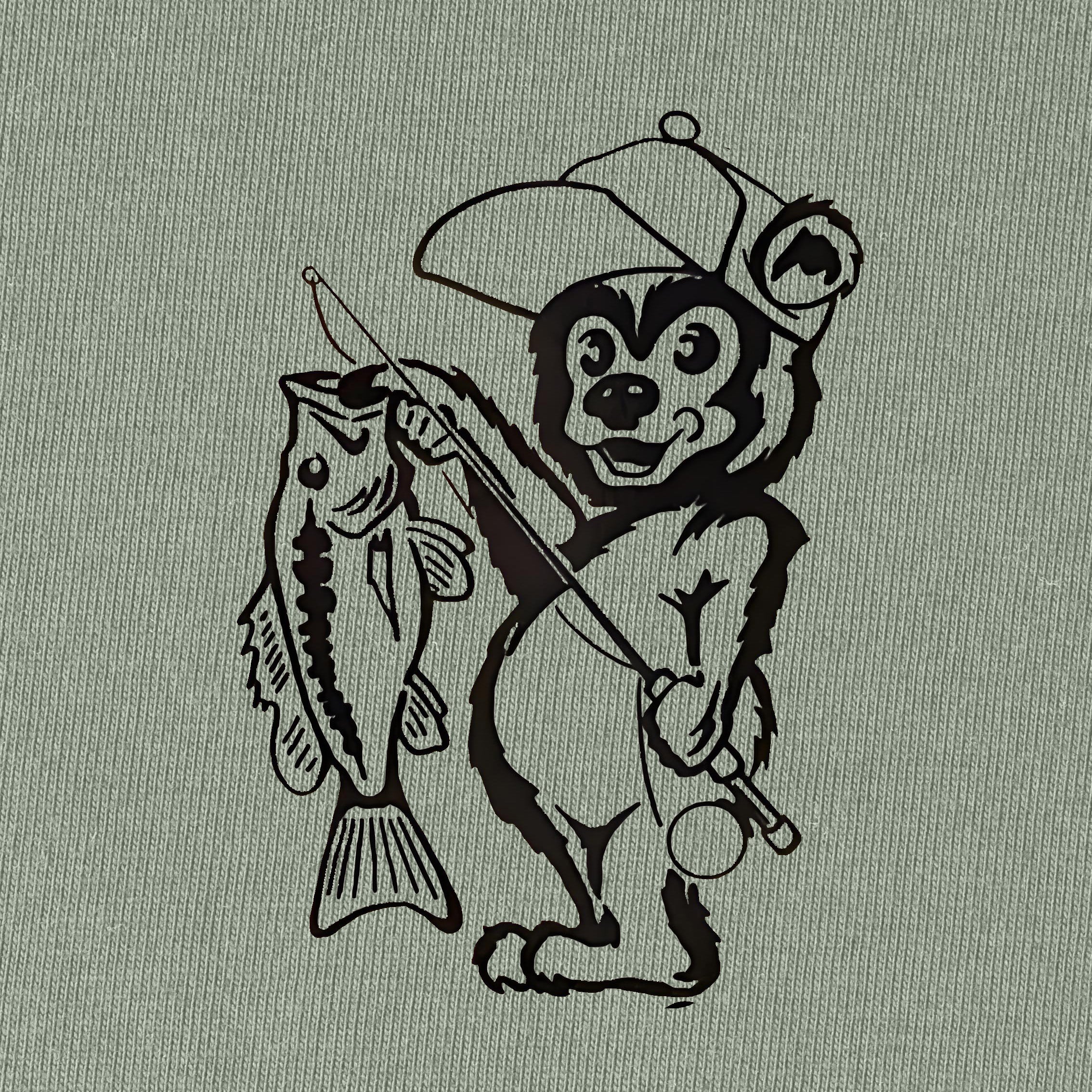 Fishing Bear T-Shirt