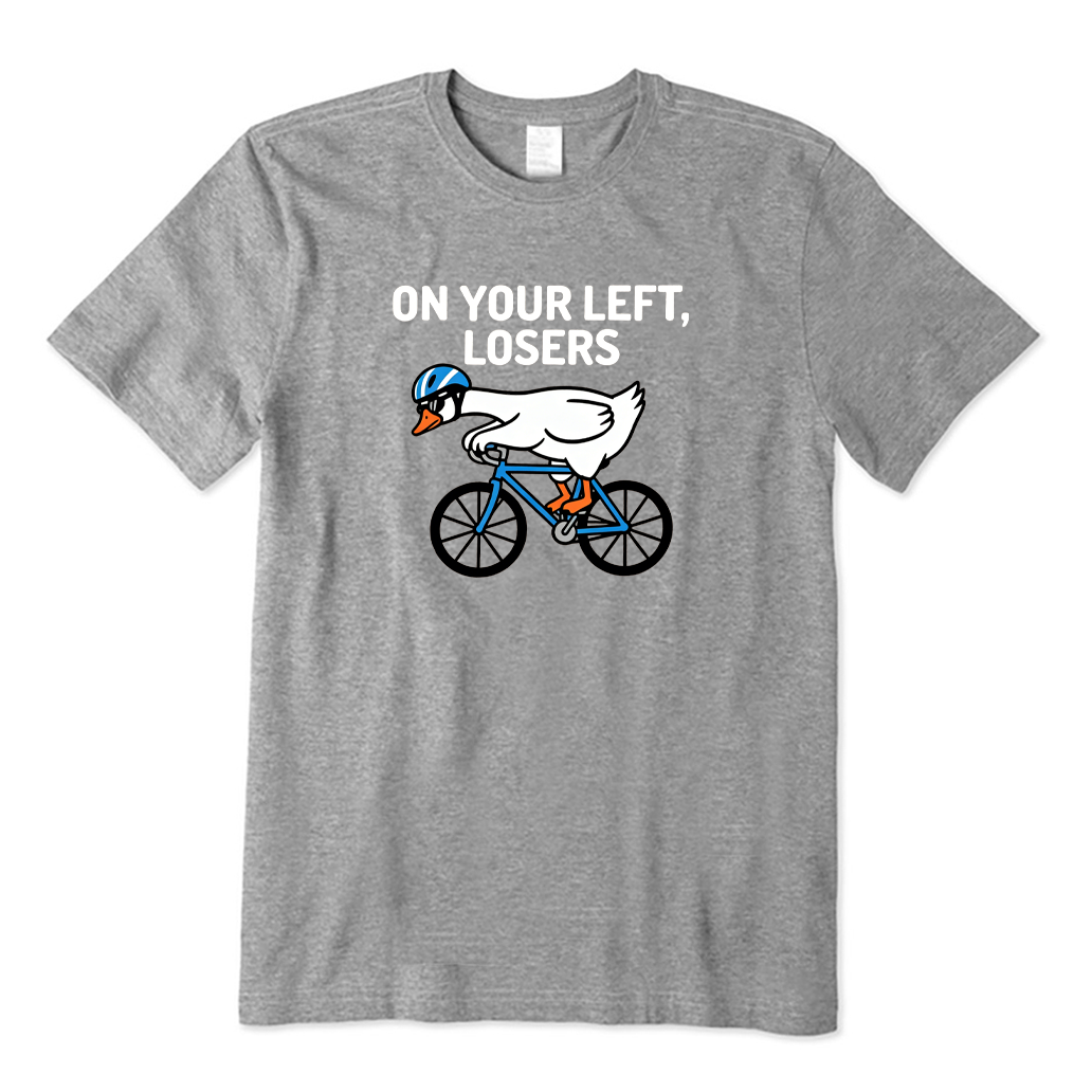On Your Left Losers Cycling T-shirt