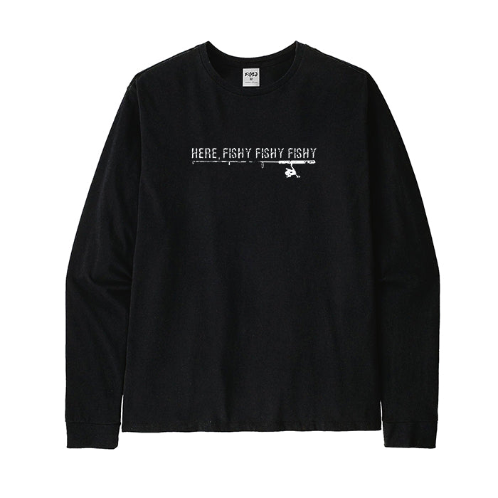 Here Fishy Fishy Fishy Long Sleeve T-shirt