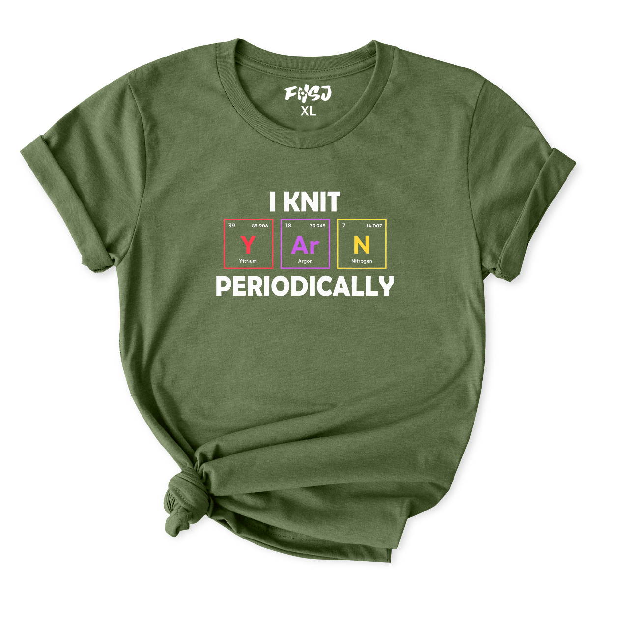 I Knit Yarn Periodically T-Shirt for Women