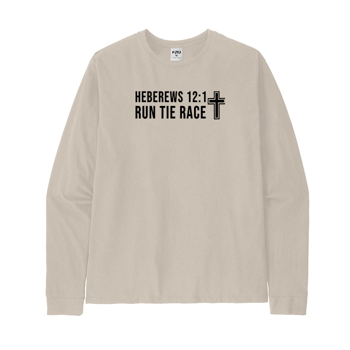 Run The Race Hebrews 12:1 Long Sleeve T-Shirt
