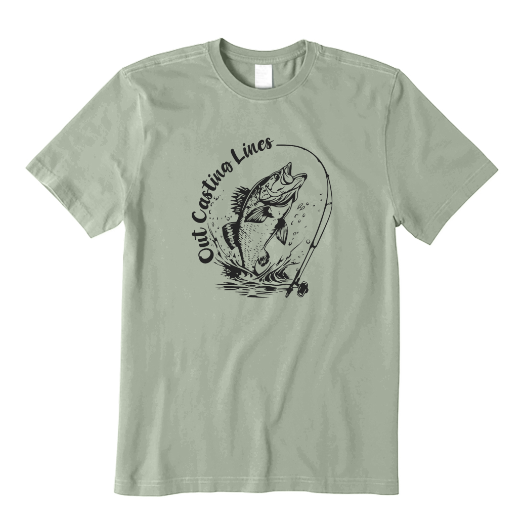 Out Casting Lines T-Shirt