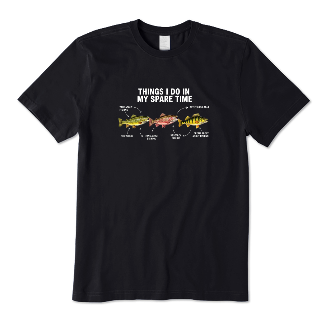 Spare Time Fishing Obsessed T-shirt