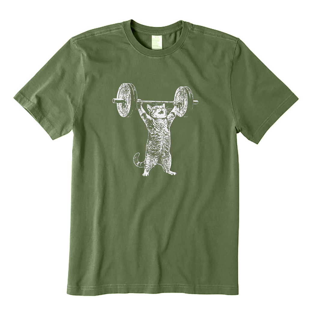 Funny Cat Gym T-shirt