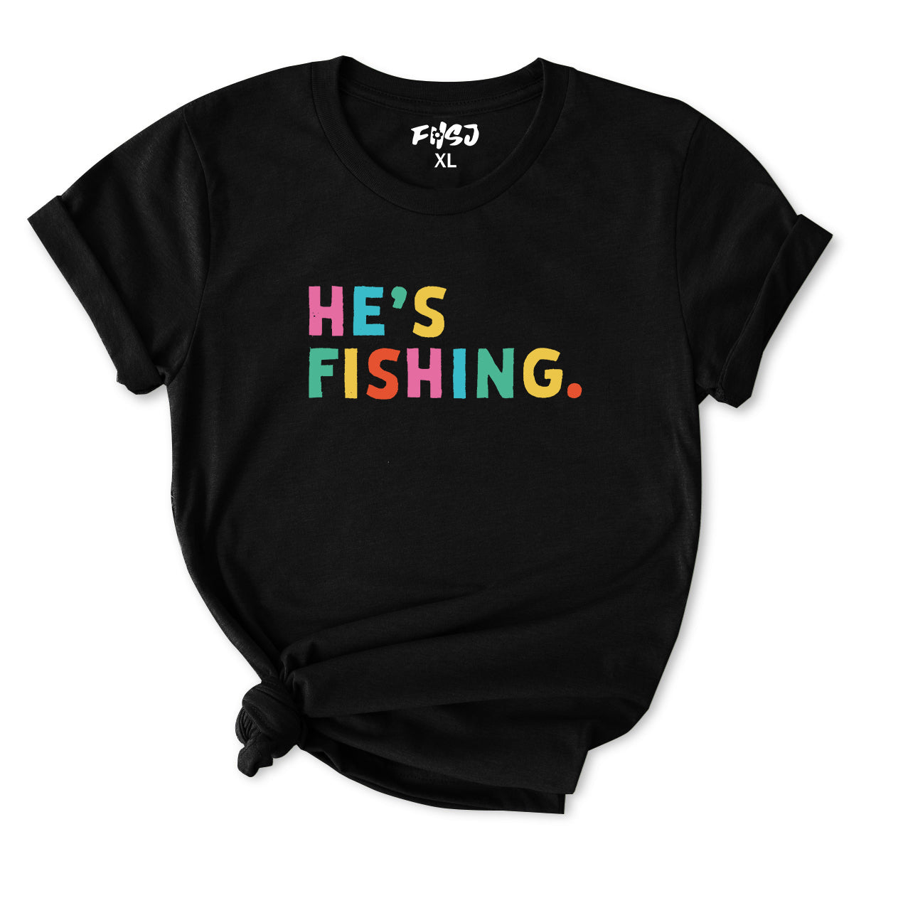 He's Fishing T-Shirt for Women