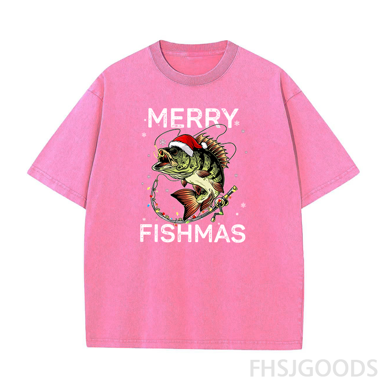 Merry Christmas Unisex Distressed T-Shirt