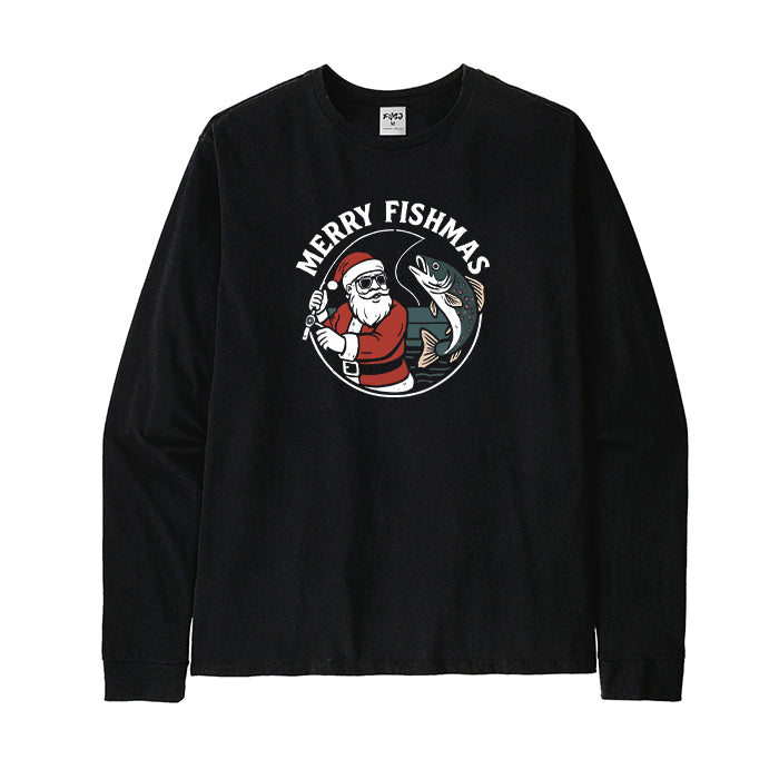 Merry Fishmas Long Sleeve T-Shirt