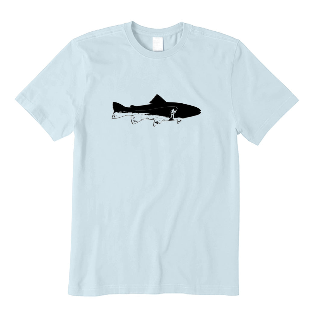 Fly Fisherman and Fish T-Shirt