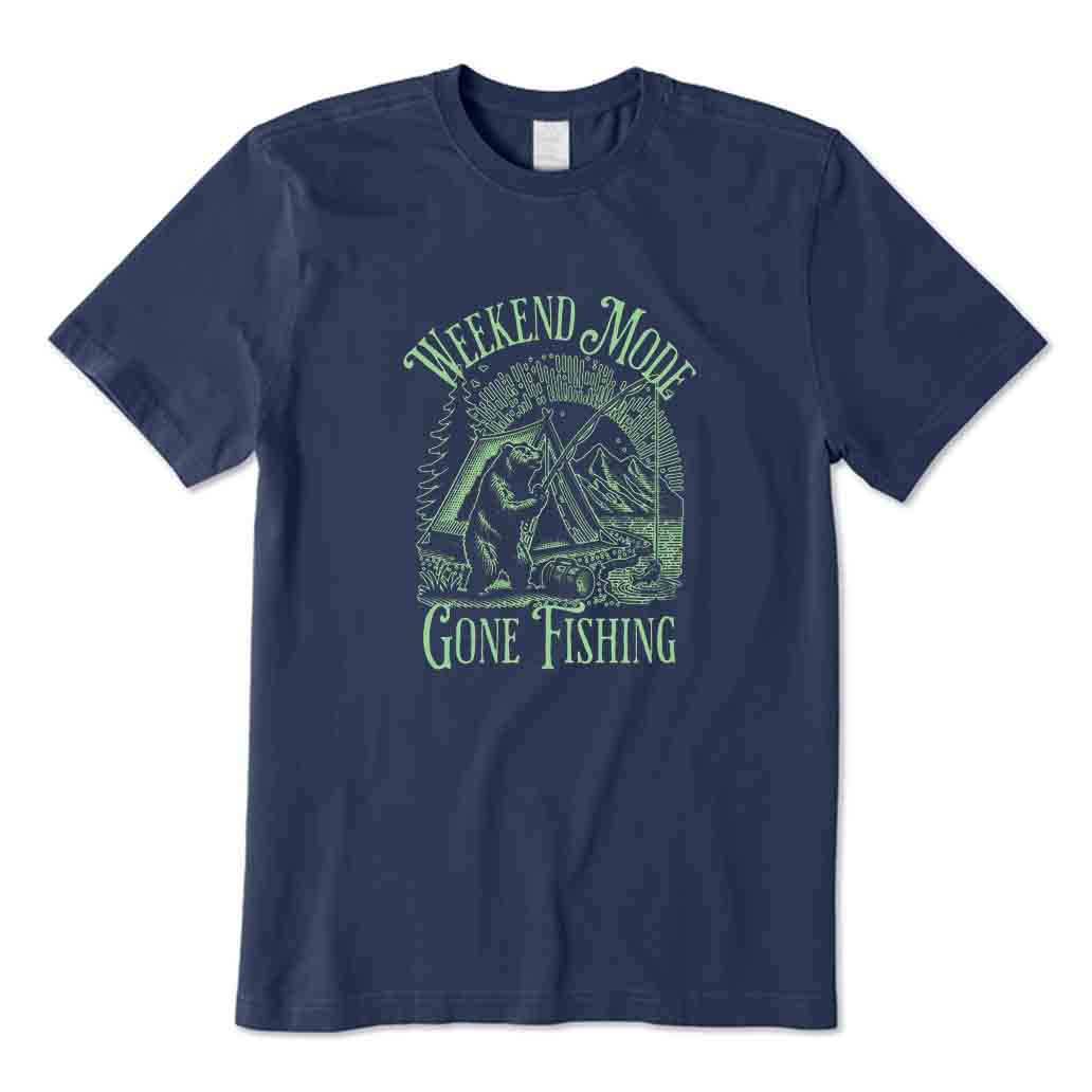 Weekend Mode Gone Fishing T-Shirt