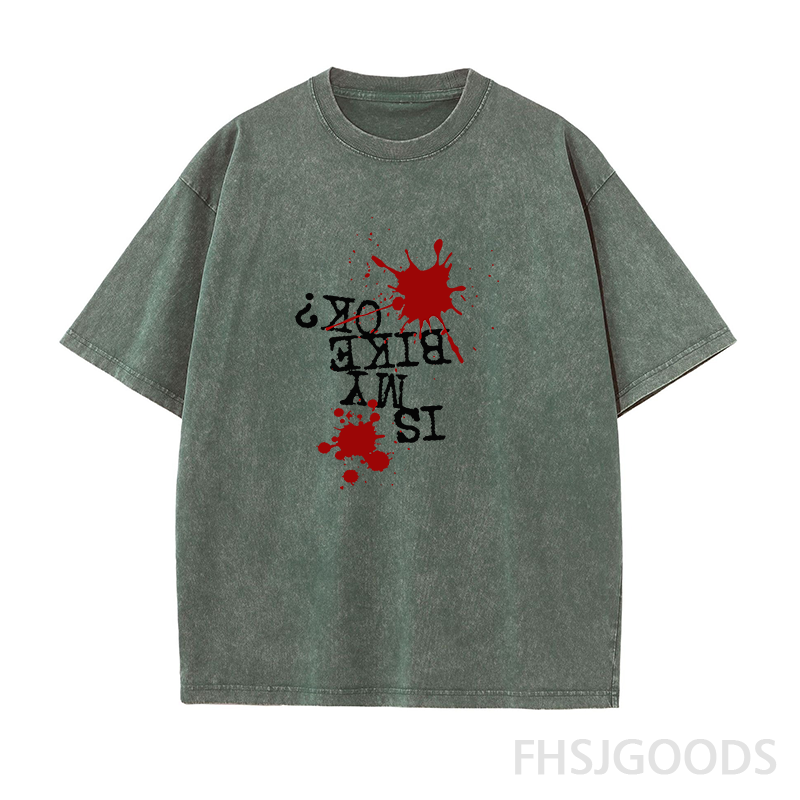 Is My Bike Ok Unisex Distressed T-Shirt