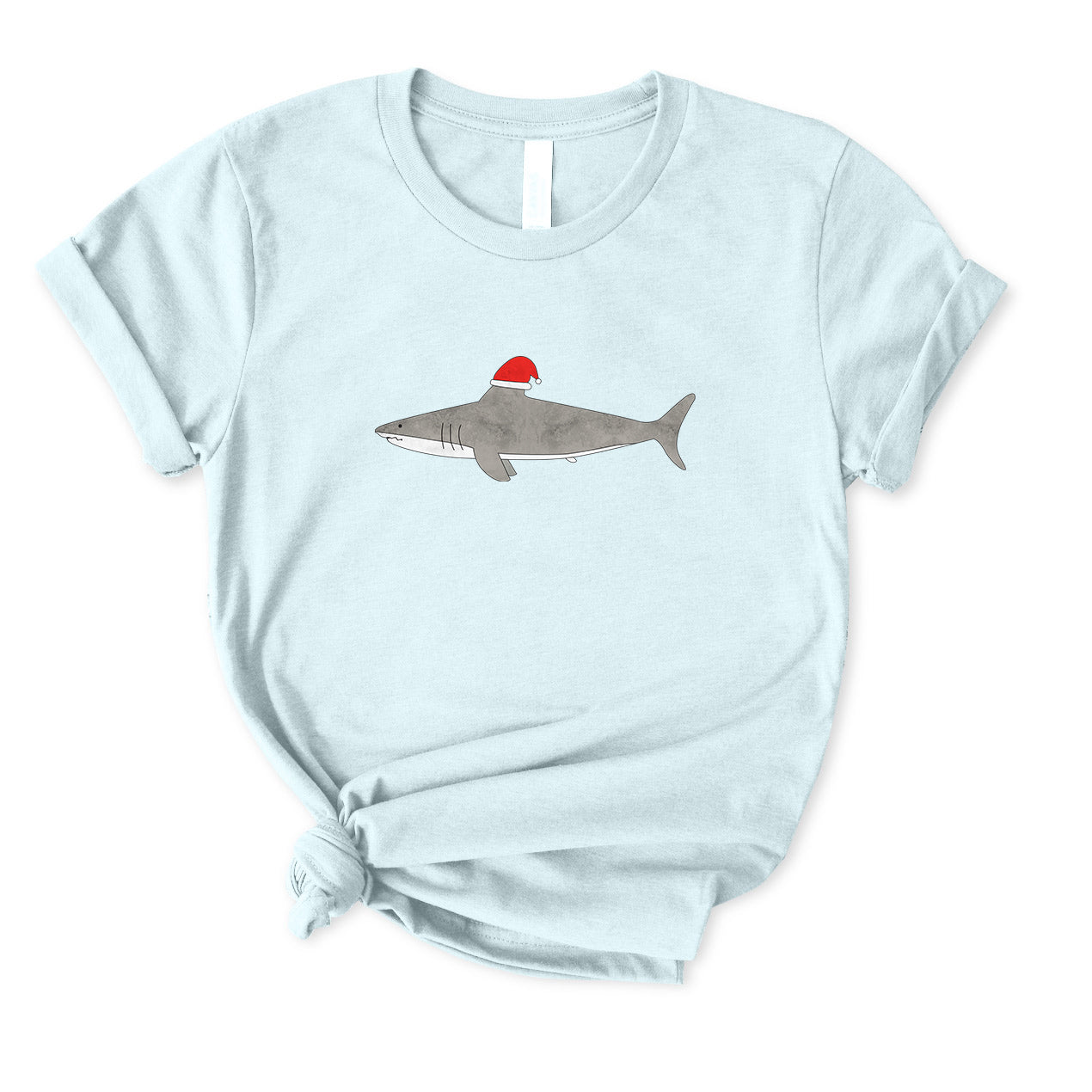 Christmas Shark T-Shirt for women