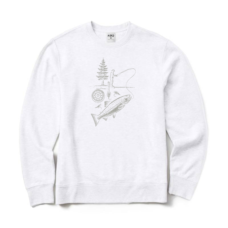 Fly Fishing Crewneck Sweatshirt