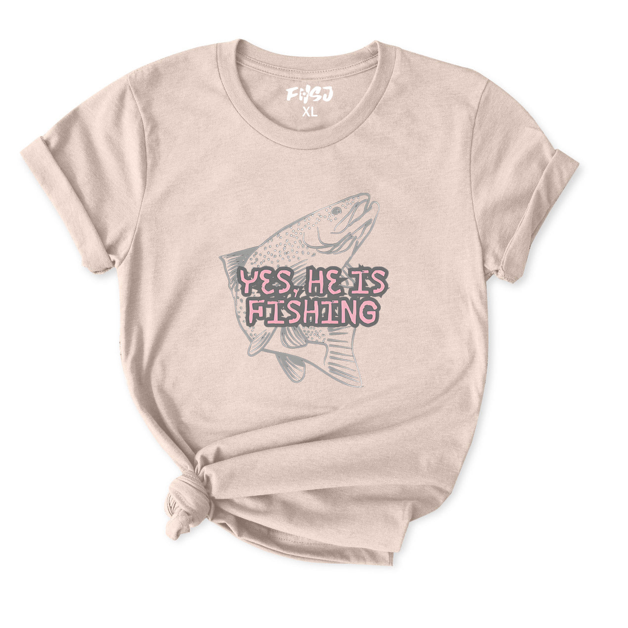 Yes He Is Fishing T-Shirt for Women