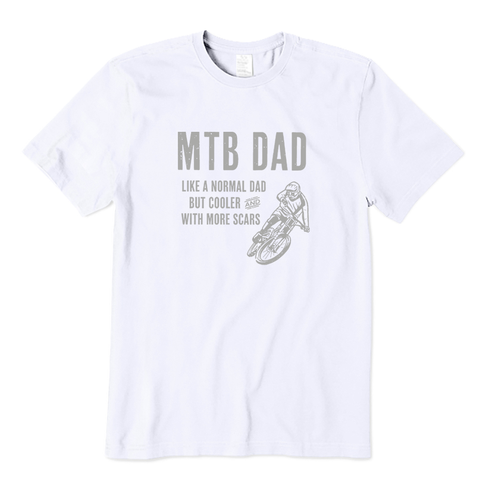 MTB Dad Like A Normal Dad But Cooler With More Scars T-shirt