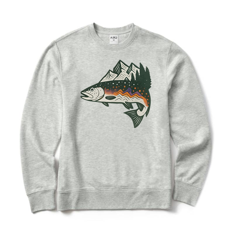 Trout Mountain Crewneck Sweatshirt