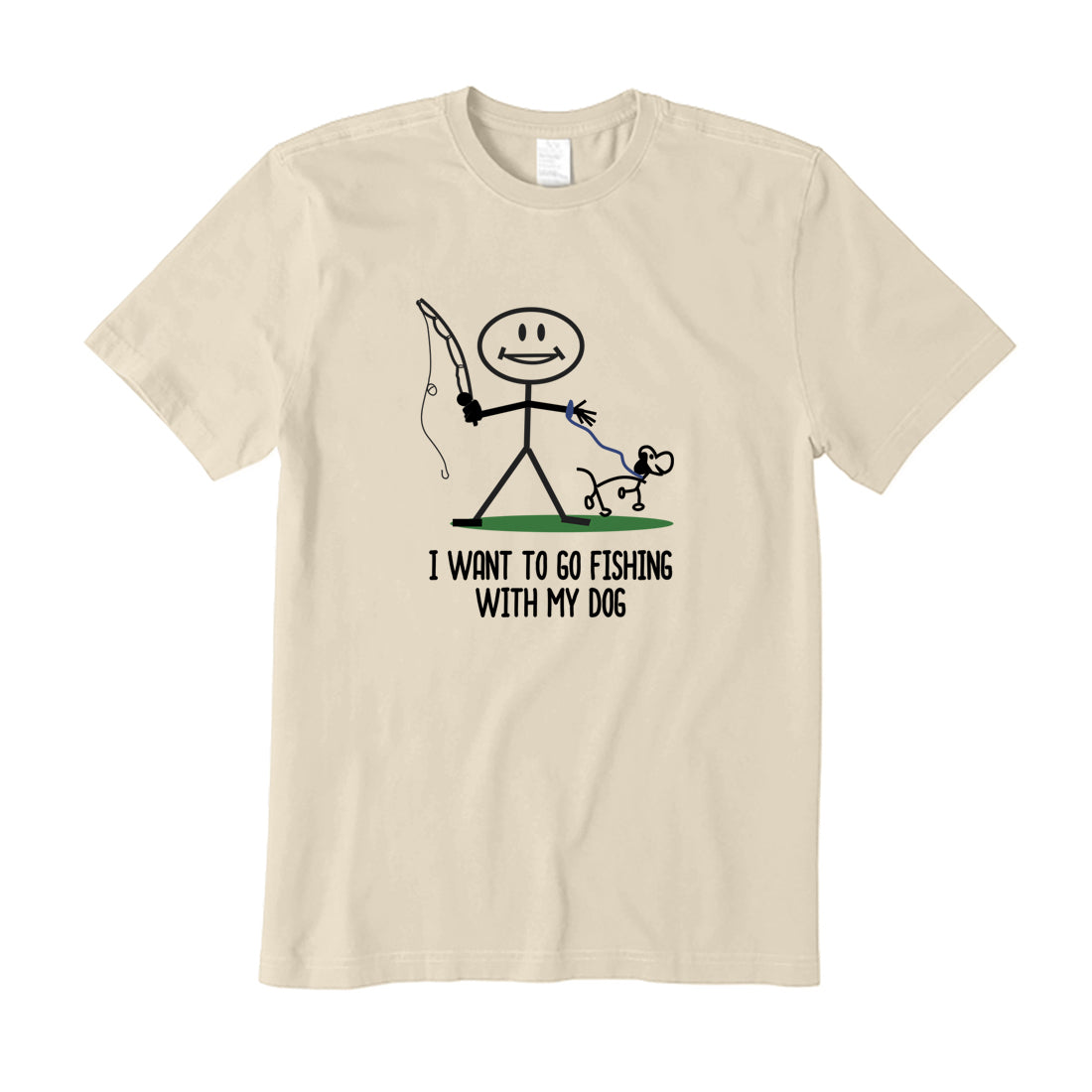 I Want to Go Fishing With My Dog T-Shirt