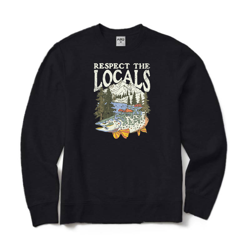 Respect The Locals Crewneck Sweatshirt
