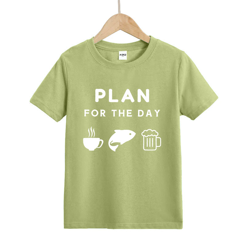 Plan For The Day Kids T-Shirt