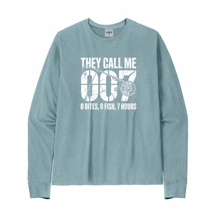 Funny Fishing 007 Long Sleeve T-Shirt