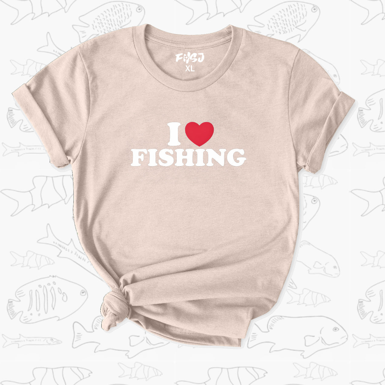 I Love Fishing T-Shirt for women