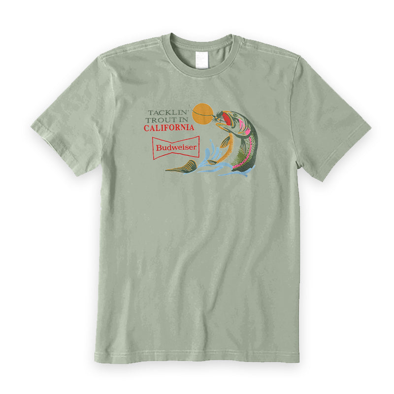 Vintage Budweiser California Trout T-Shirt