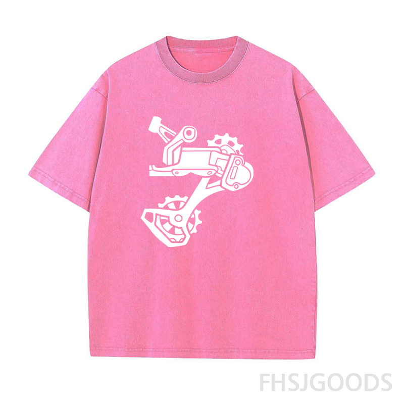 Rear Derailleur BIKE Unisex Distressed T-Shirt