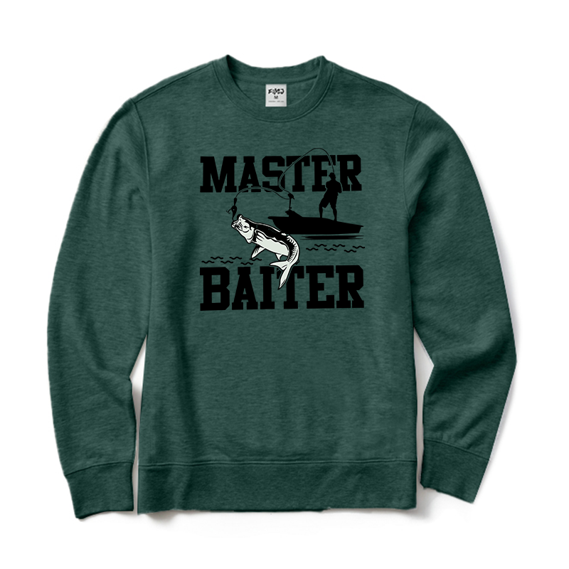 Master Baiter Fishing Crewneck Sweatshirt