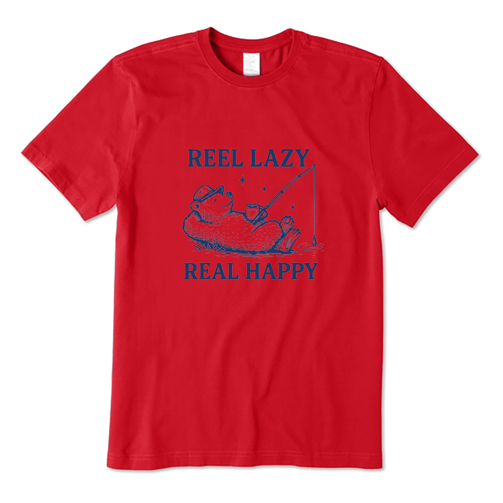Reel Lazy Real Happy T-Shirt